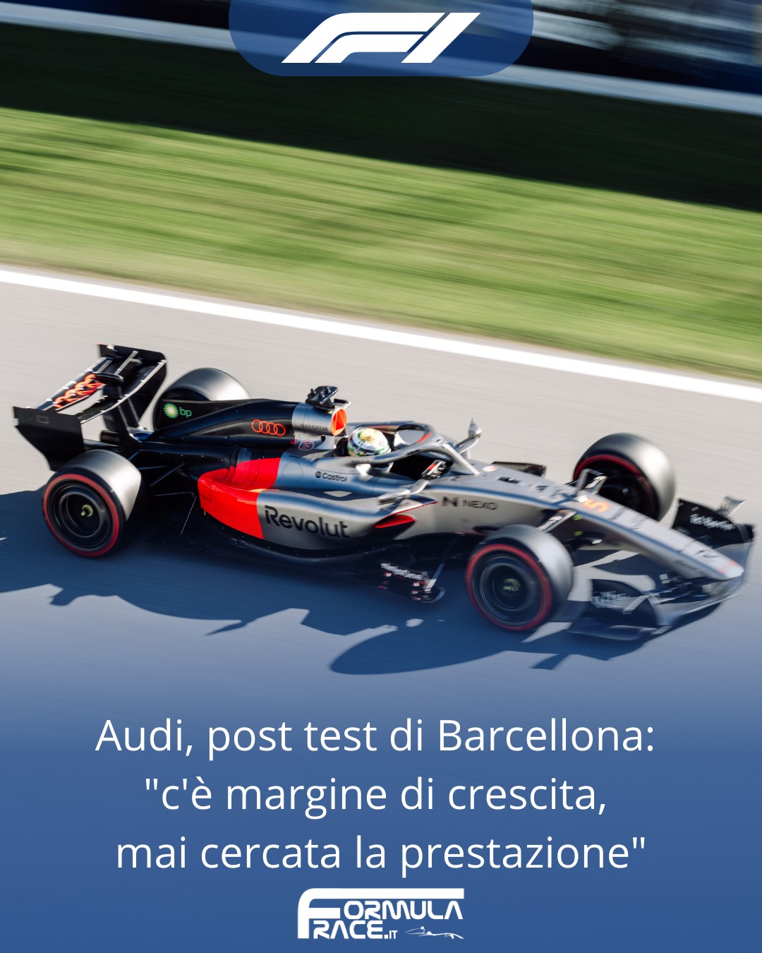 formularace.it - 🏎🎙 AUDI SPIEGA IL LAVORO SVOLTO A BARCELLONA I # ...