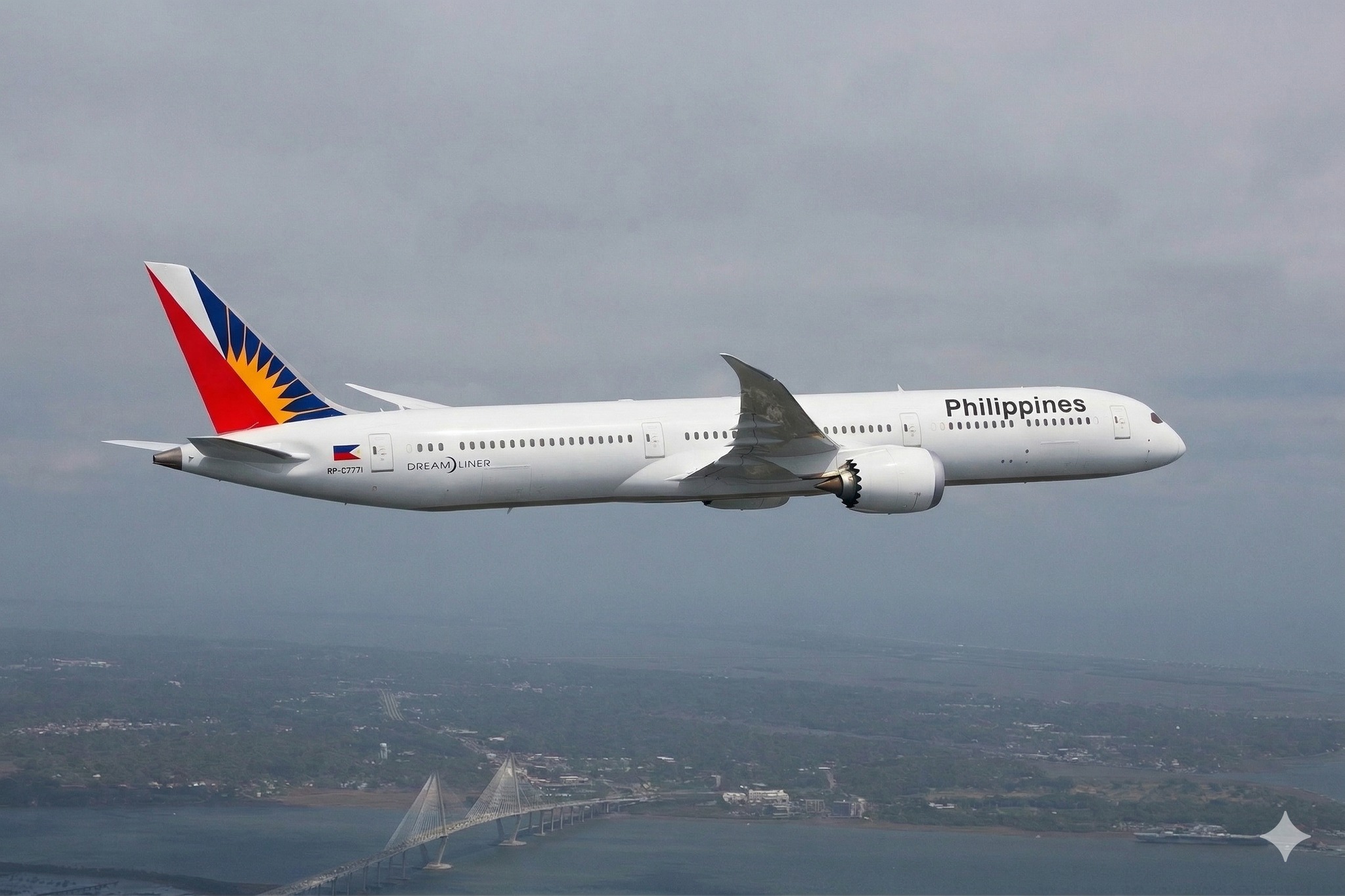 This is Singapore Airlines' Boeing 787-10, which has the 