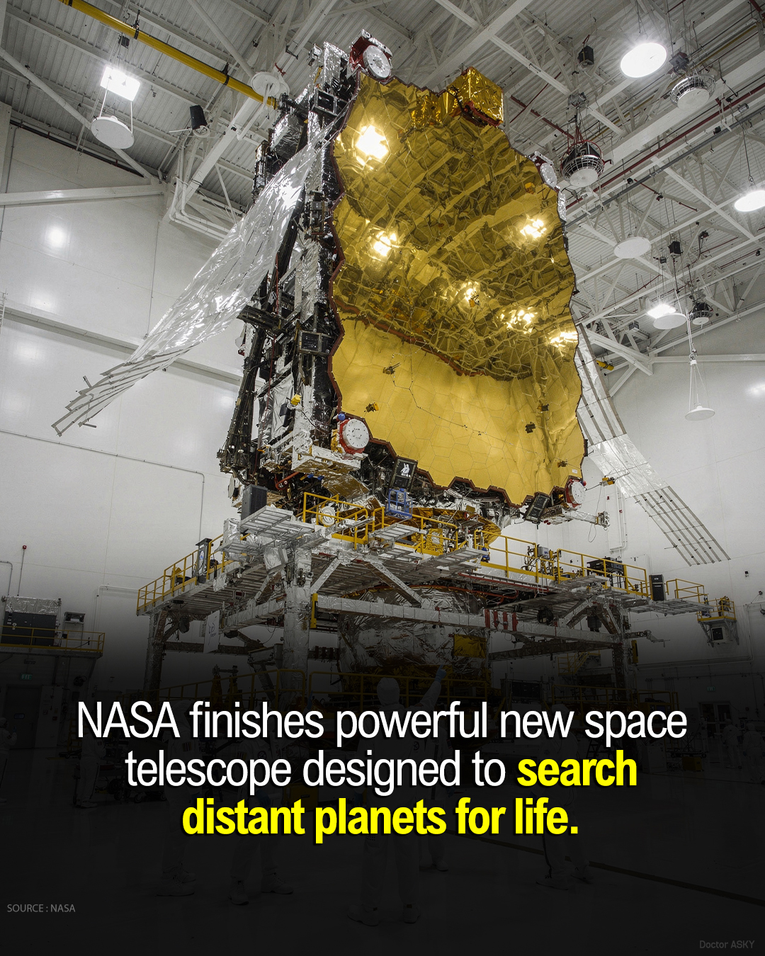 Doctor - NASA finishes powerful new space telescope designed to search ...