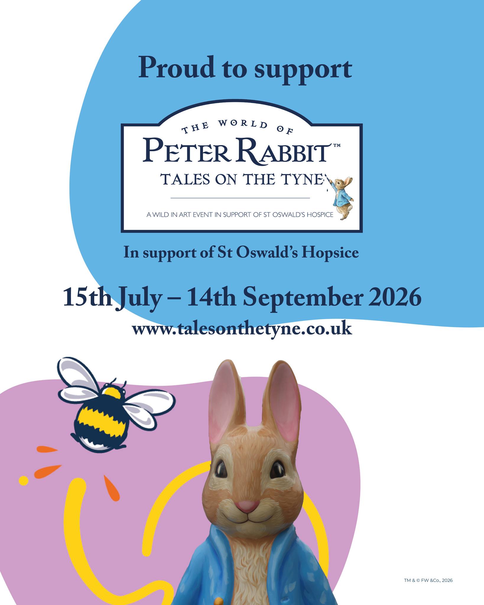 The Peter Rabbit: Tales on the Tyne trail is officially here