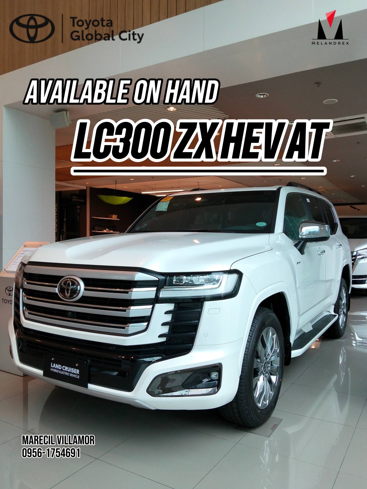 Toyota LC300 and Hiace models available for sale