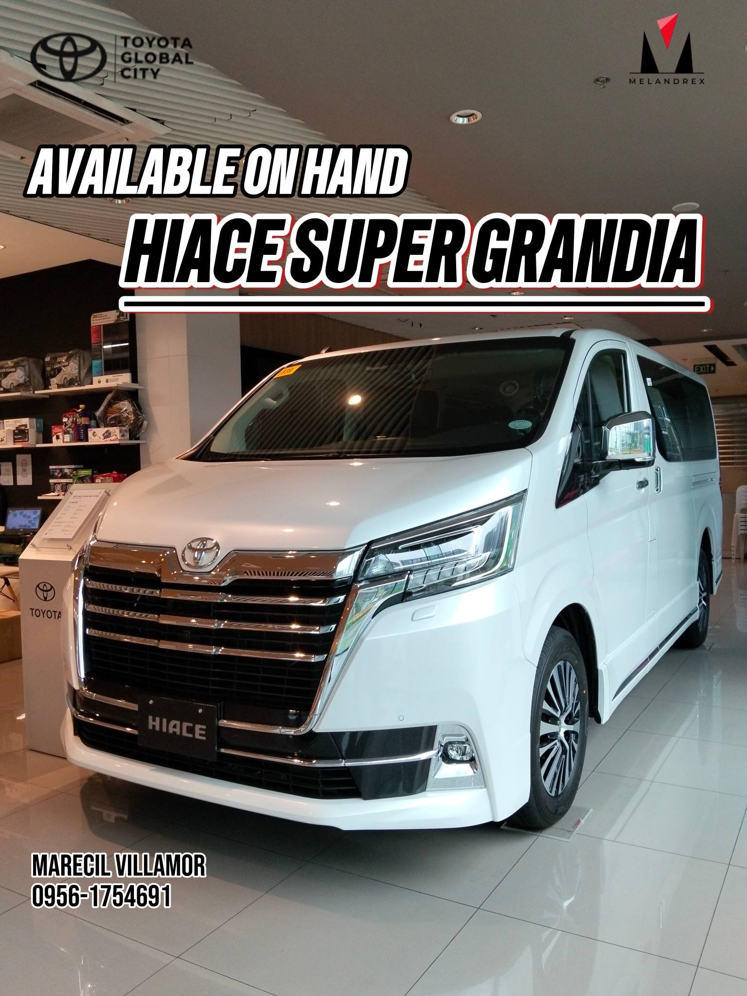 Toyota LC300 and Hiace models available for sale