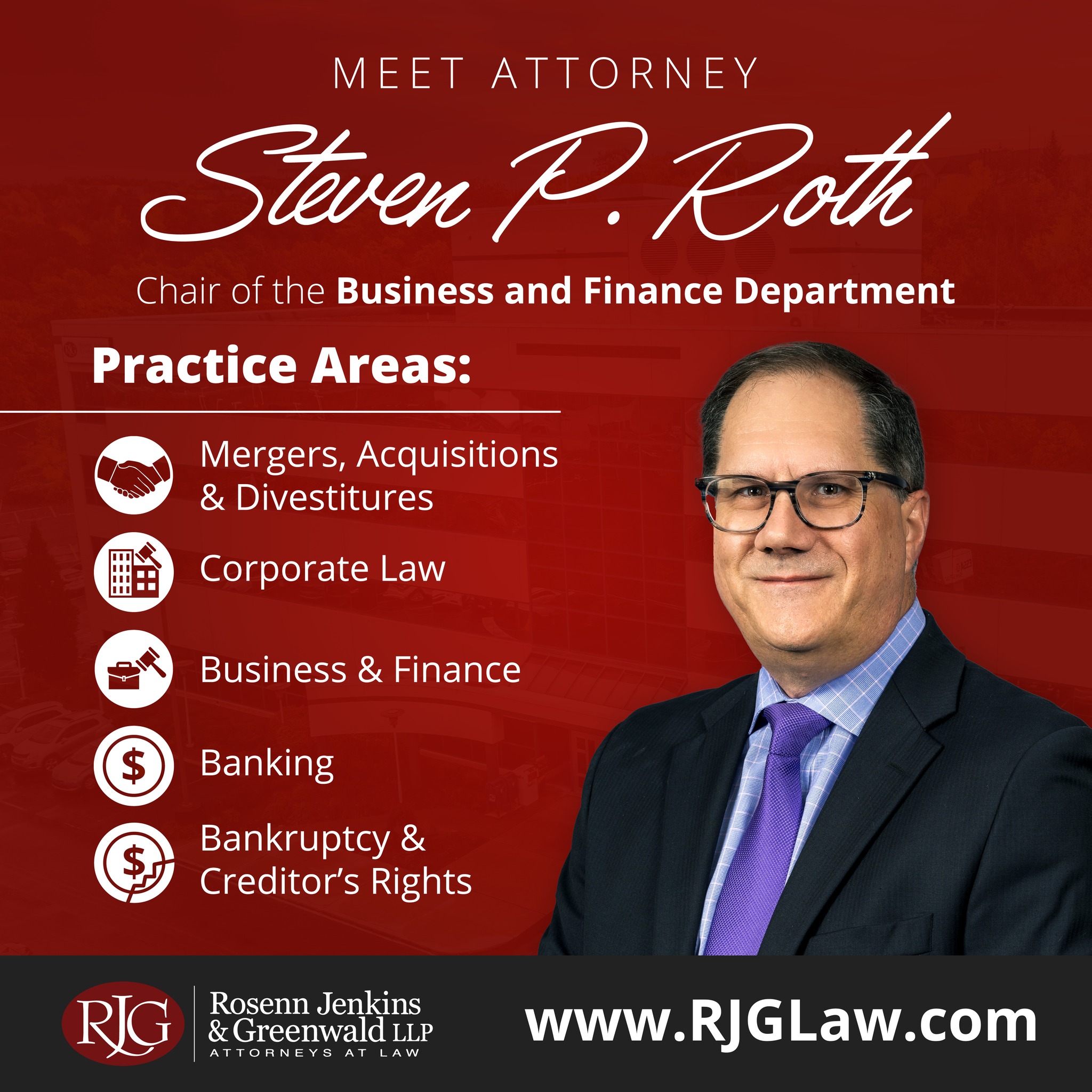 Rosenn - Meet Attorney Steven P. Roth! Steven has represented a number ...