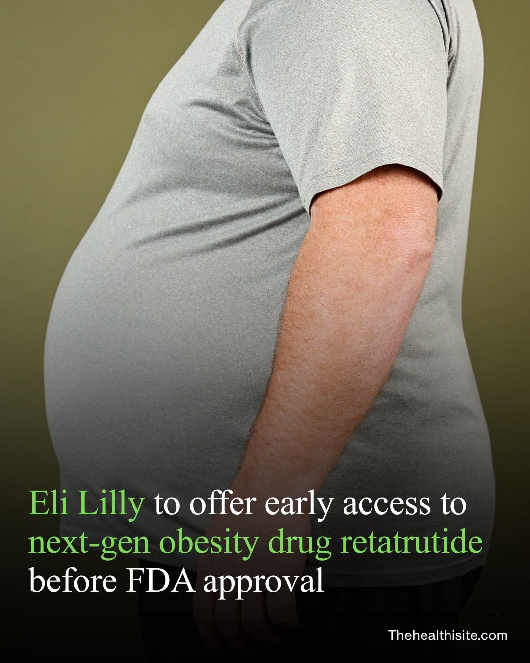 Eli lilly will provide limited early access to its experimental obesity drug, retatrutide, for eligible patients before US FDA approval. The expanded access program is aimed at adults with severe, treatment-resistant obesity