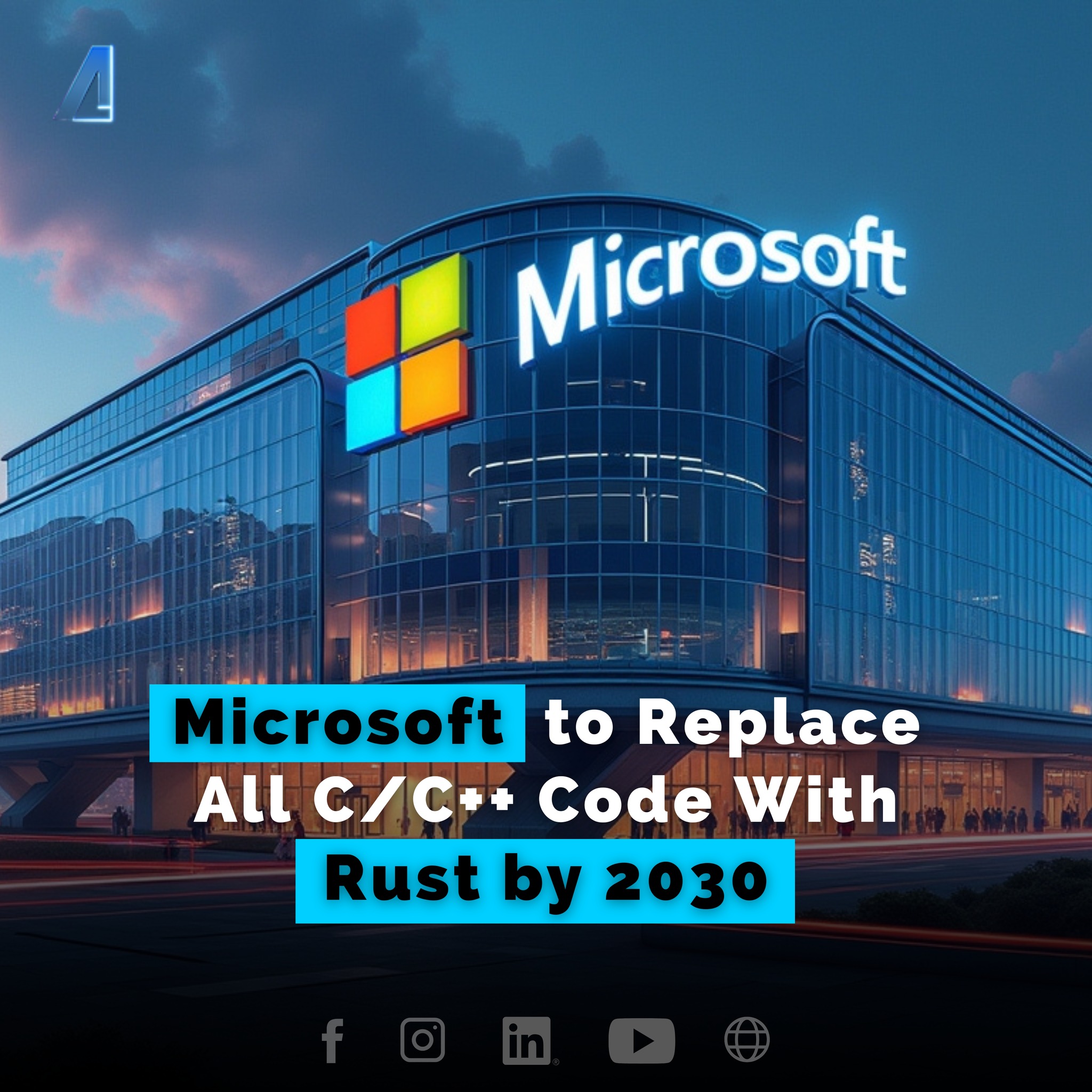 AliTech - Microsoft plans to replace all C & C++ code with Rust by 2030 ...