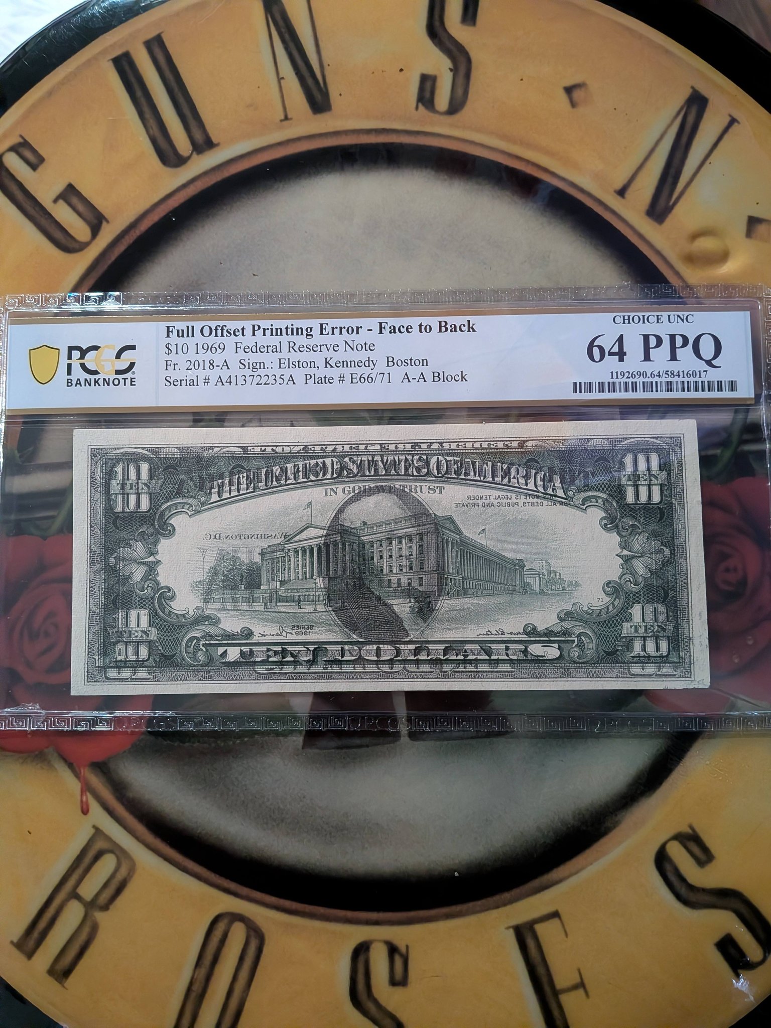 New to me. Note in my collection 동다용, OKS BANKNOTE Full Offset