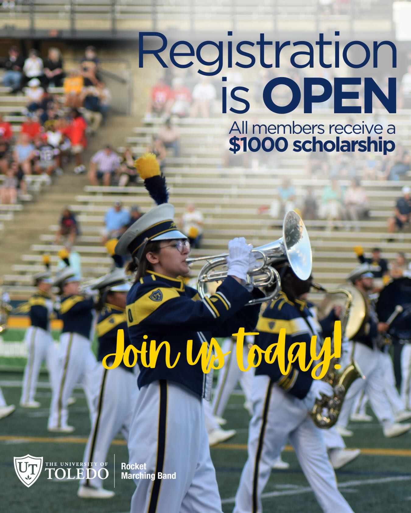 The University of Toledo Rocket Marching Band