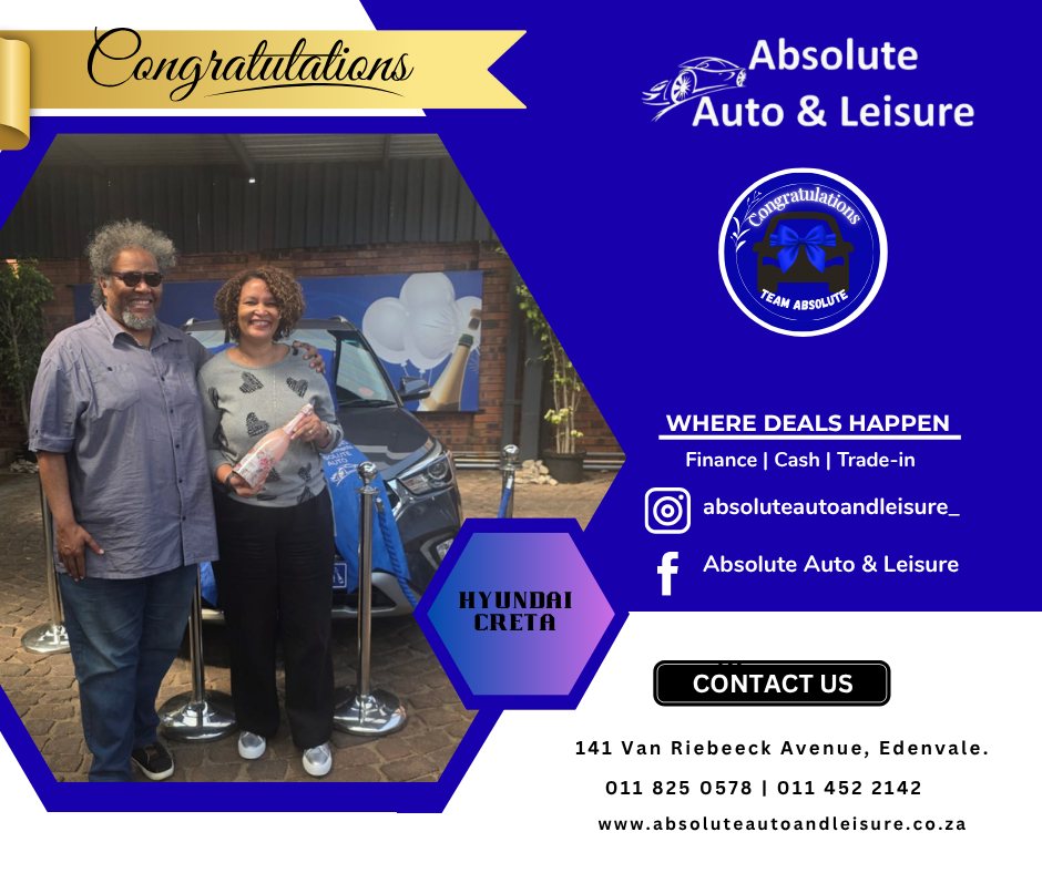 Absolute - A big congratulations to Althea on your Hyundai Creta! Thank ...