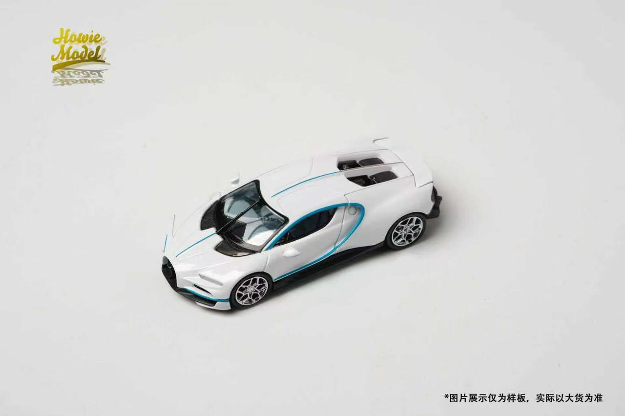 Pre-order ^^ Howie Model 1/64 Bugatti Tourbillon A. Metallic Black