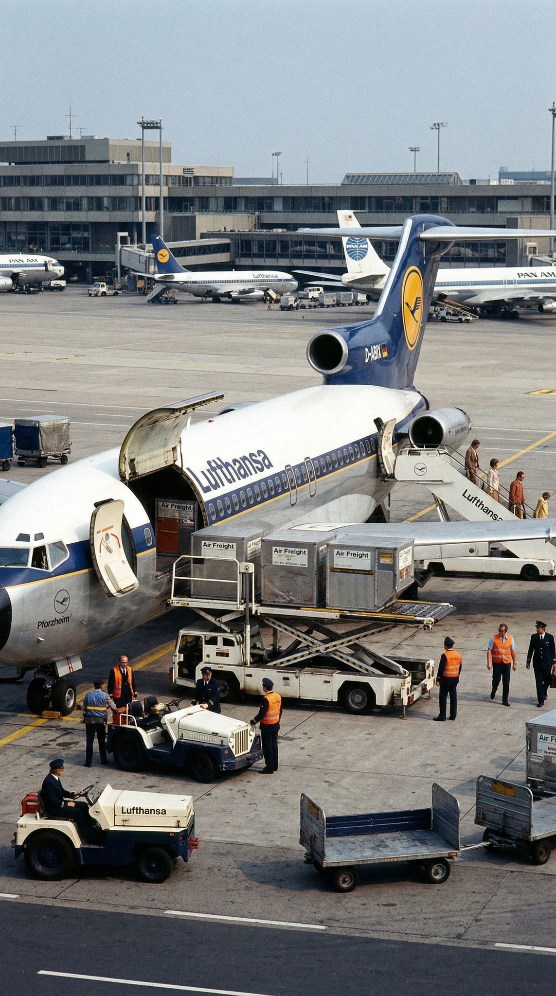 Lufthansa's Boeing 727-30C stood as a true symbol of versatility
