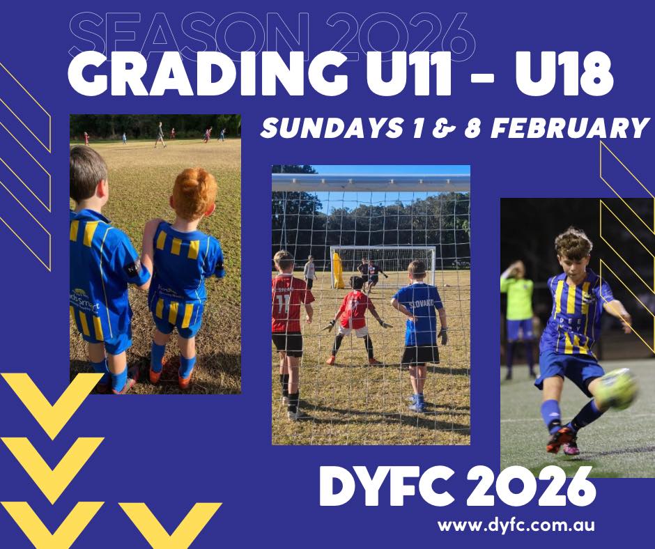 Dee Why FC - 🗓️ 2026 Grading dates for U11-U18 mixed &... | Facebook