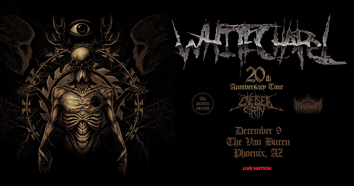 ON SALE NOW! 🔥 Get tickets for Whitechapel's 20th Anniversary