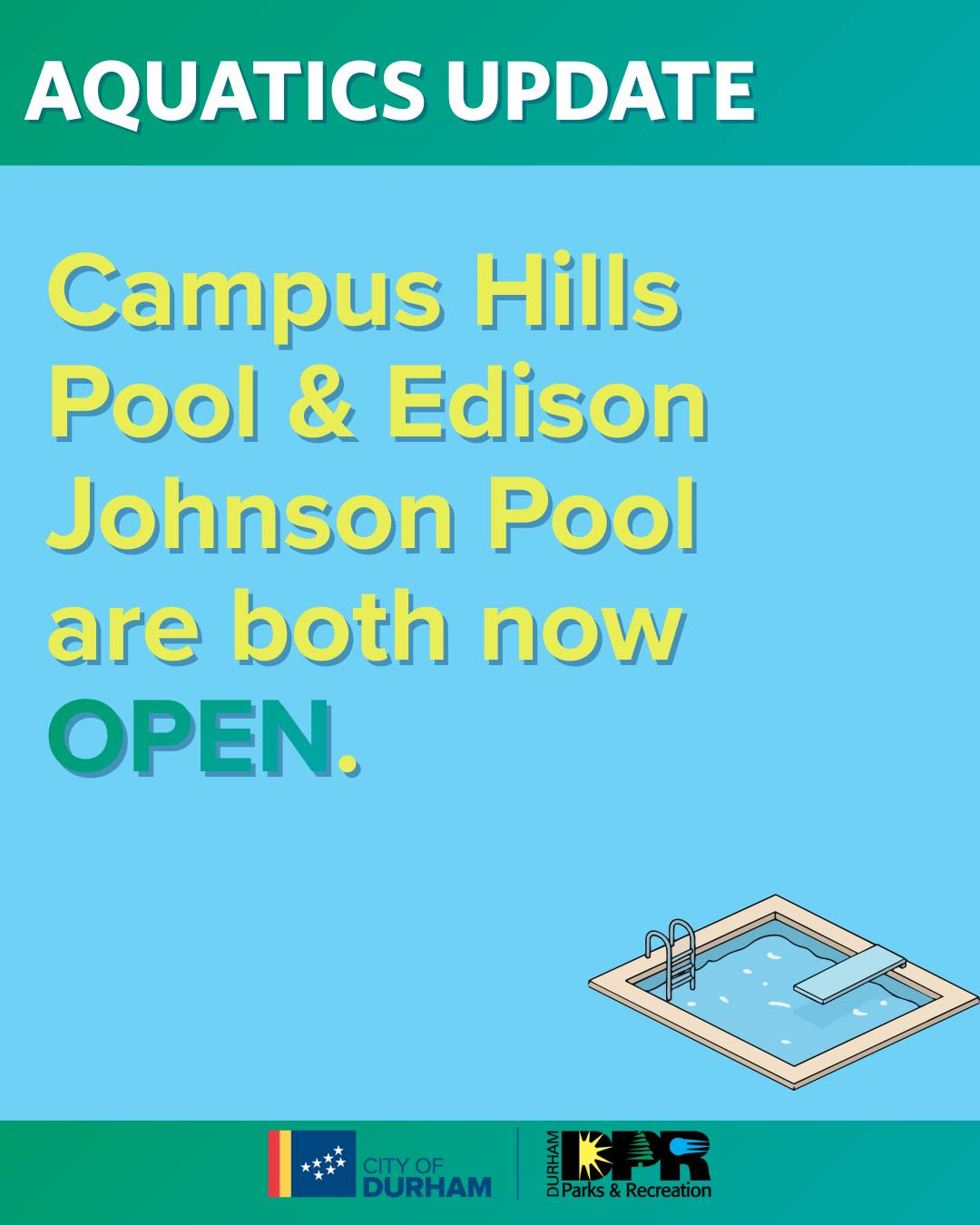 🌞 WE'RE HIRING for SUMMER... - Durham Parks and Recreation | Facebook
