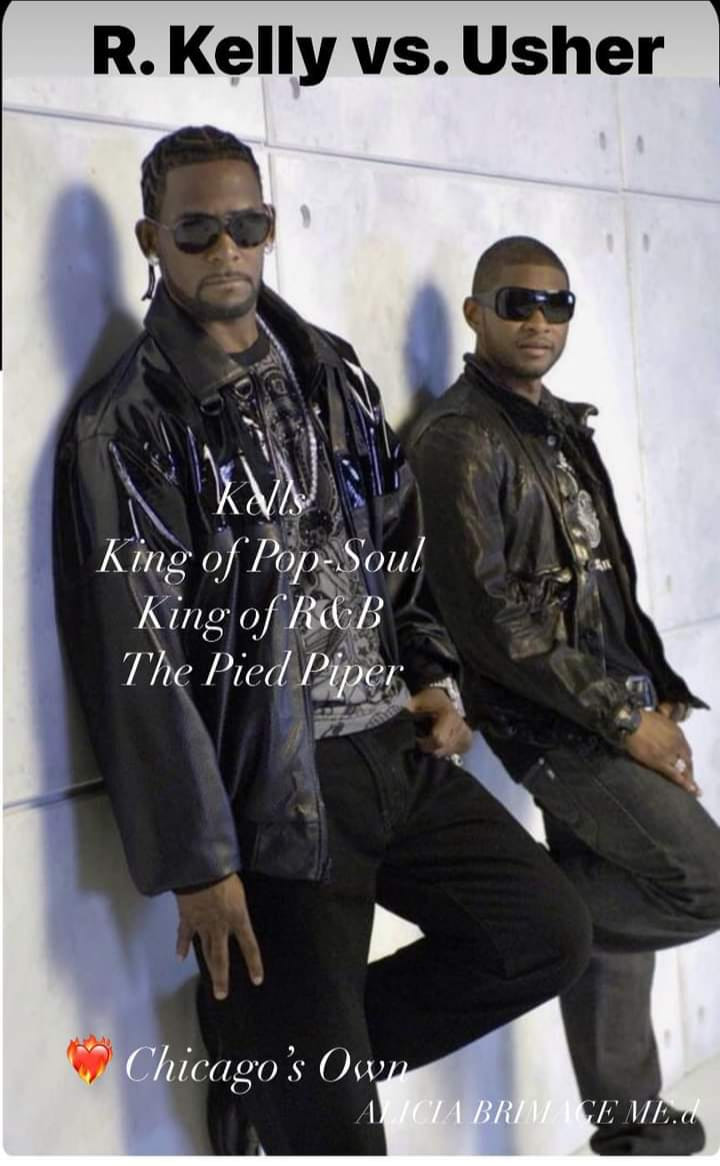 WHO'S THE BETTER SINGER, USHER OR R KELLY… WHAT'S YOUR TAKE? Two