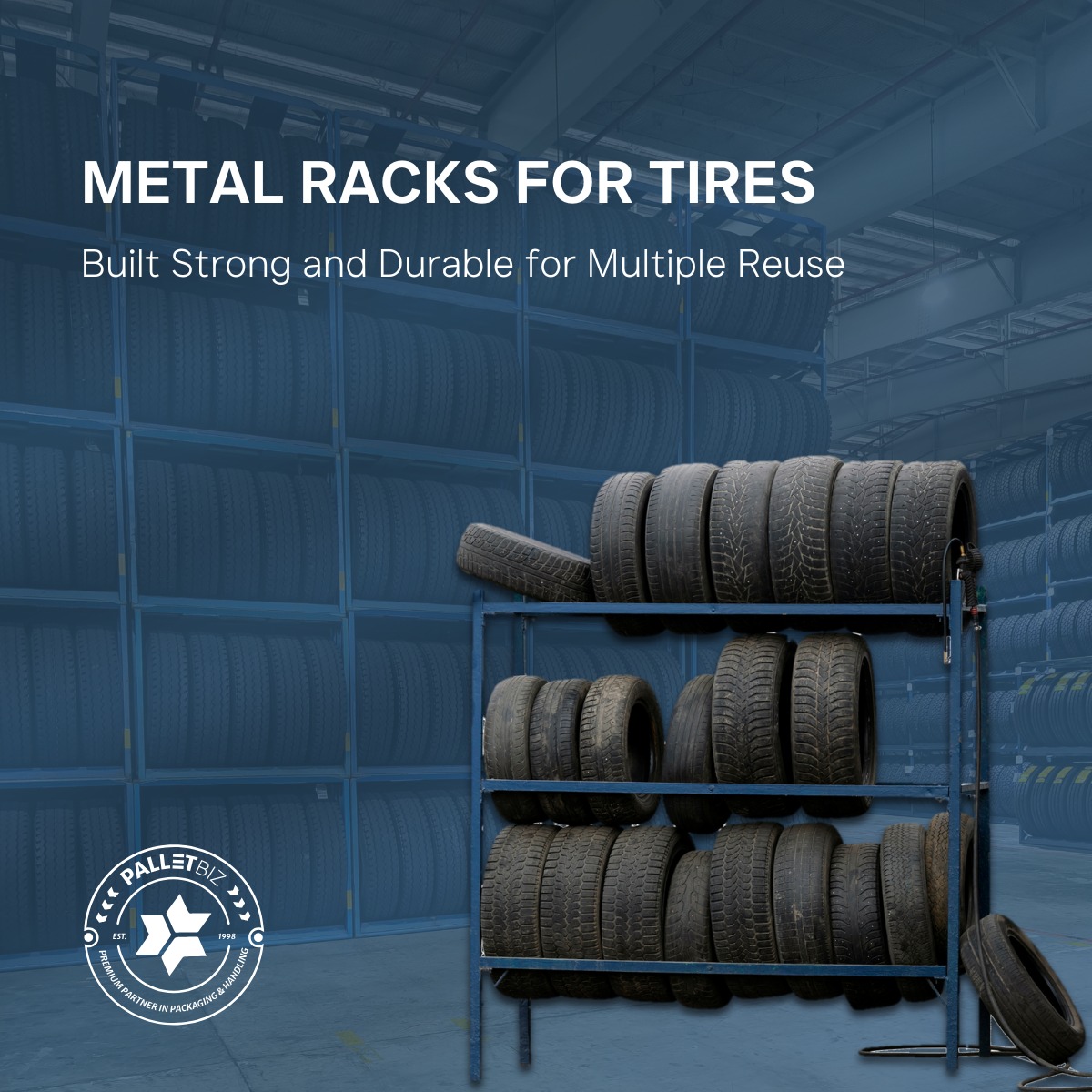 PalletBiz - Ever wondered how bulk tires are stored without rolling all ...