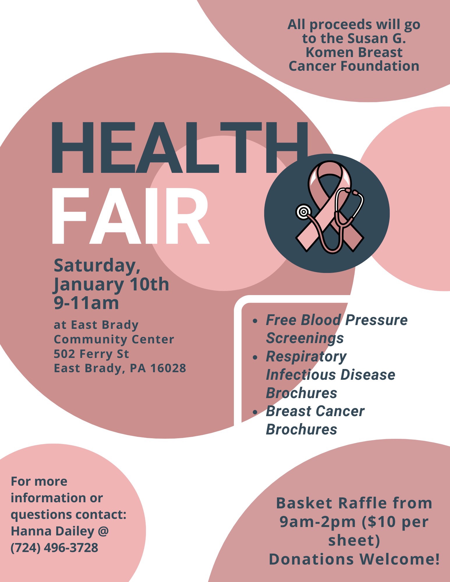 Community Health Fair & Basket Raffle