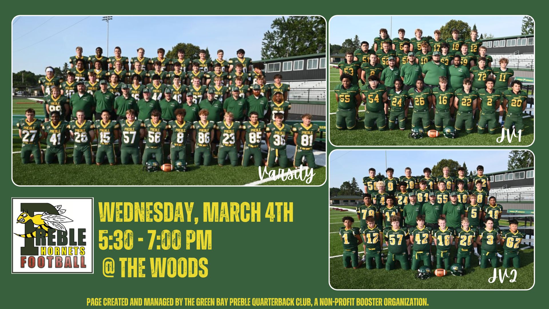 Preble High School Football Quarterback Club | Green Bay WI
