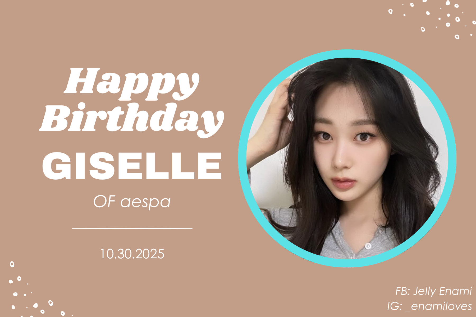 Happy 25th Birthday to aespa's Uchinaga Aeri aka Giselle 🥳🎉