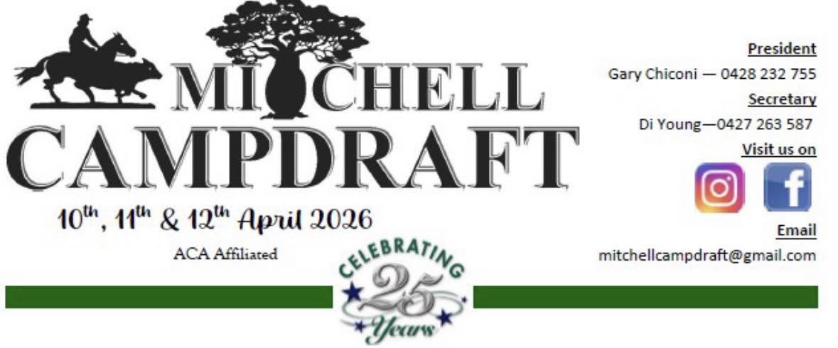 Mitchell Campdraft Association | Mitchell QLD