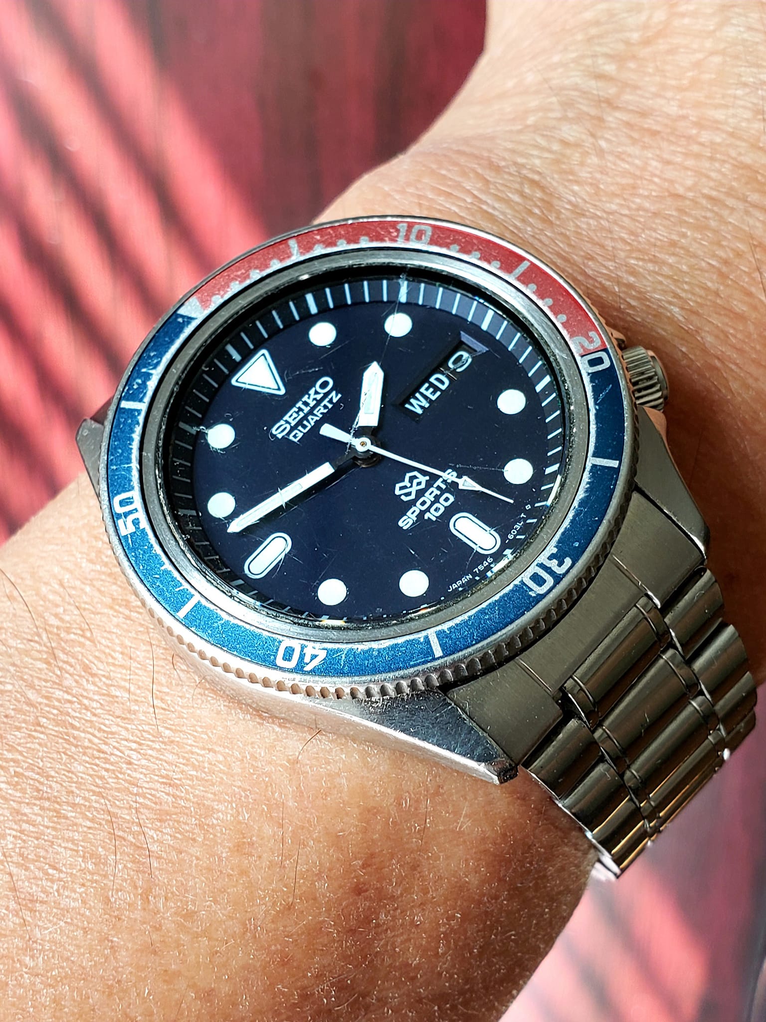 Sunday with Seiko SilverWave Z 7546 - 7040 #Vintage 1978