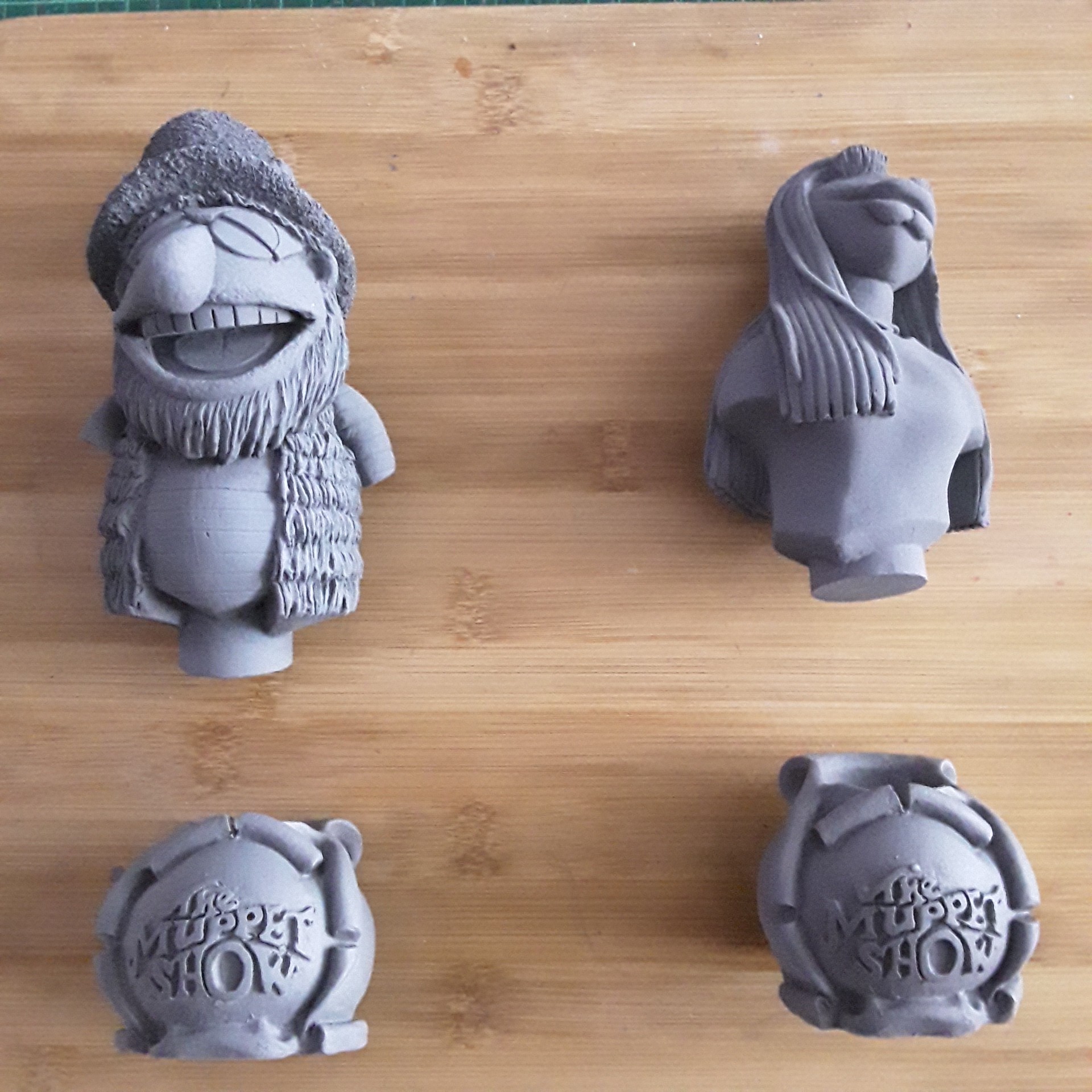 Just finished doing two resin kits of the muppets Dr teeth and