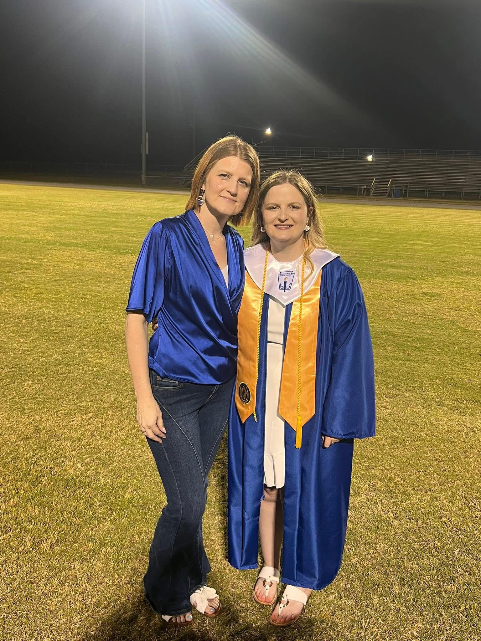 Comfortable outfit for granddaughter's graduation