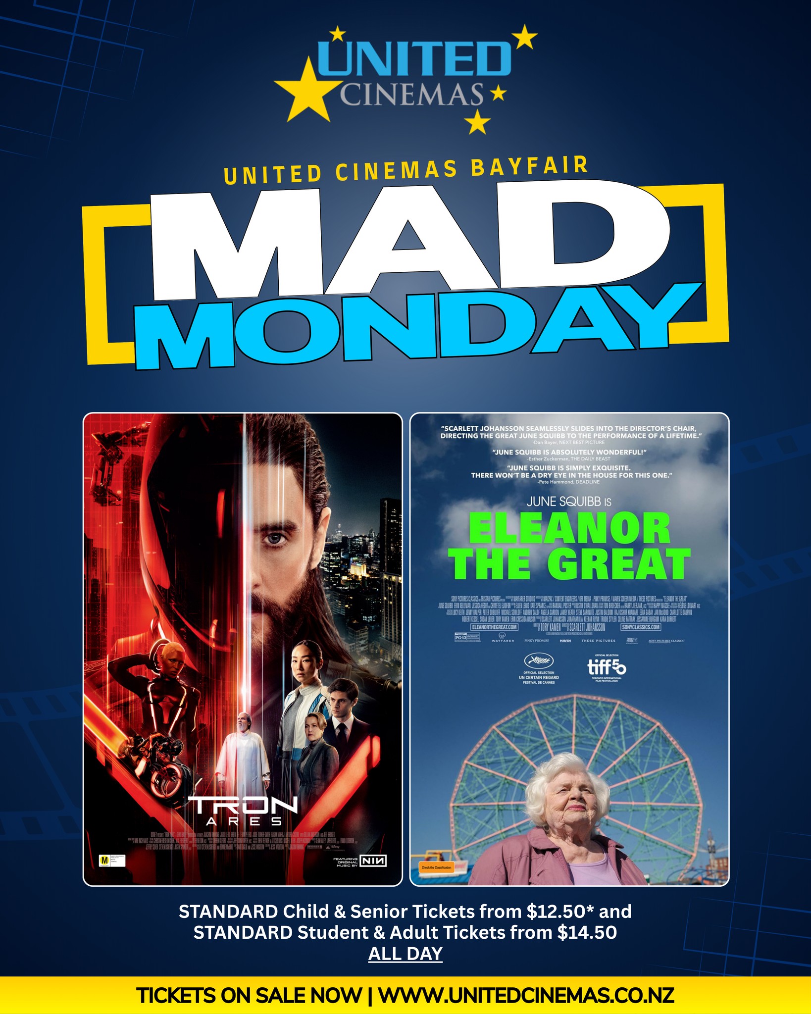 United - 🎬 TODAY is #MADMonday at United Cinemas Bayfair which means ...