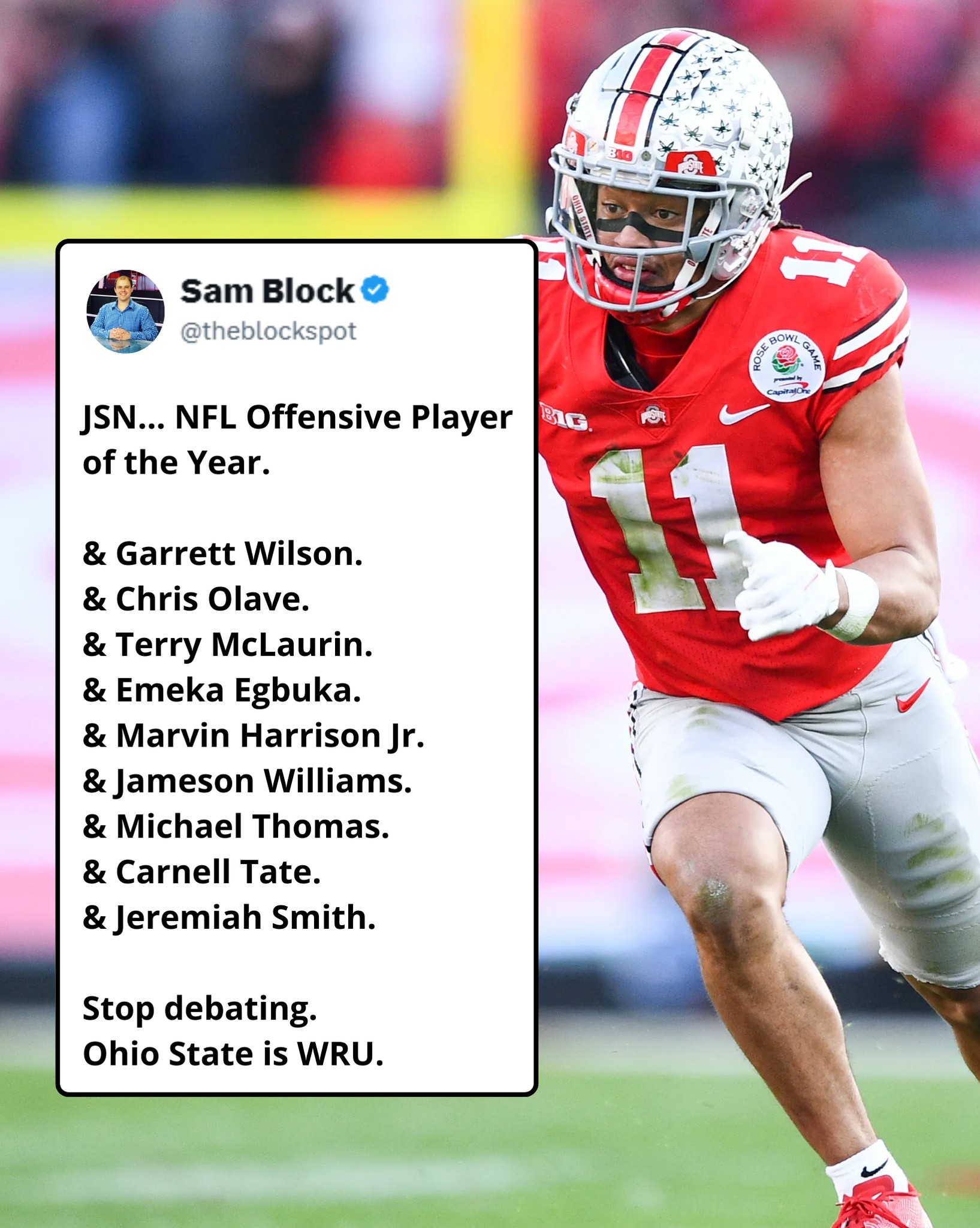 NFL News - Right now, putting any college WR room in the... | Facebook