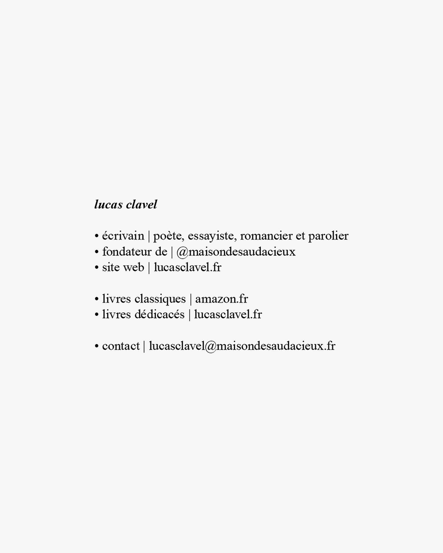 Lucas Clavel Et Je Taimerai Encore