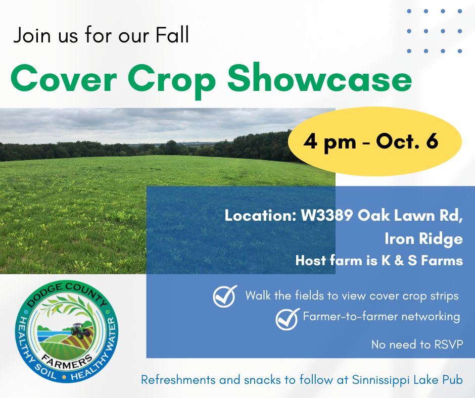 Dodge - Join us a week from today for our annual Fall cover crop ...