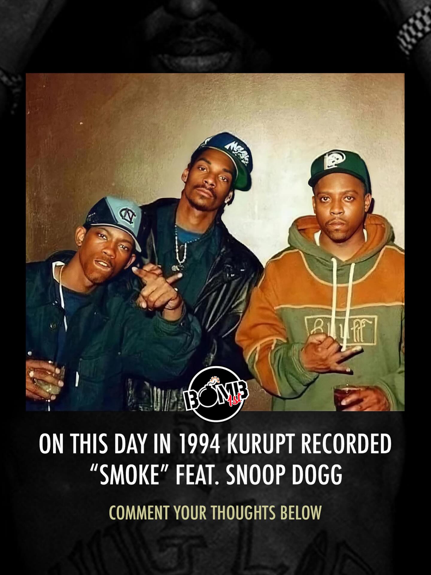 Snoop Dogg and Kurupt record Smoke in 1994