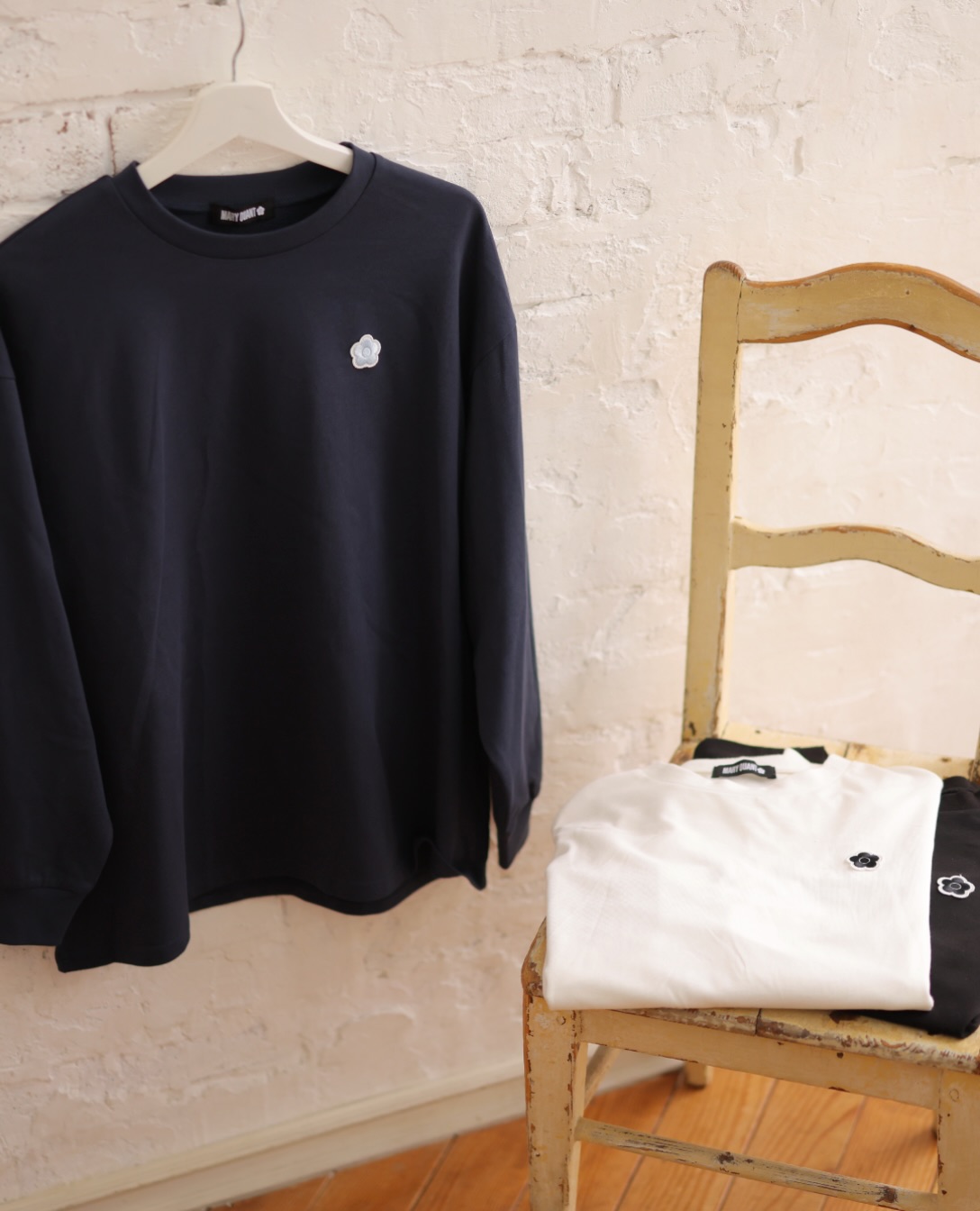 デイジーワンポイント半袖ケーブルカーディガン - #MARYQUANT #FASHION