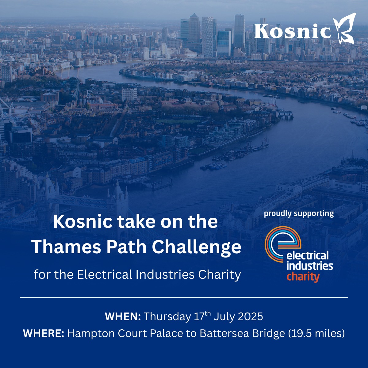 Kosnic take on the Thames Path... - Kosnic Lighting Ltd. | Facebook