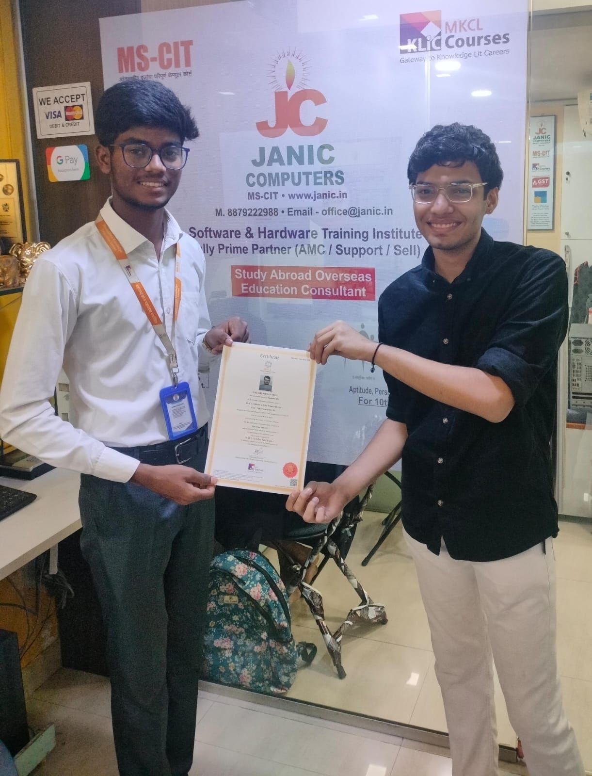 Janic - Congratulations Dear Student Nishit Shah for successfully ...