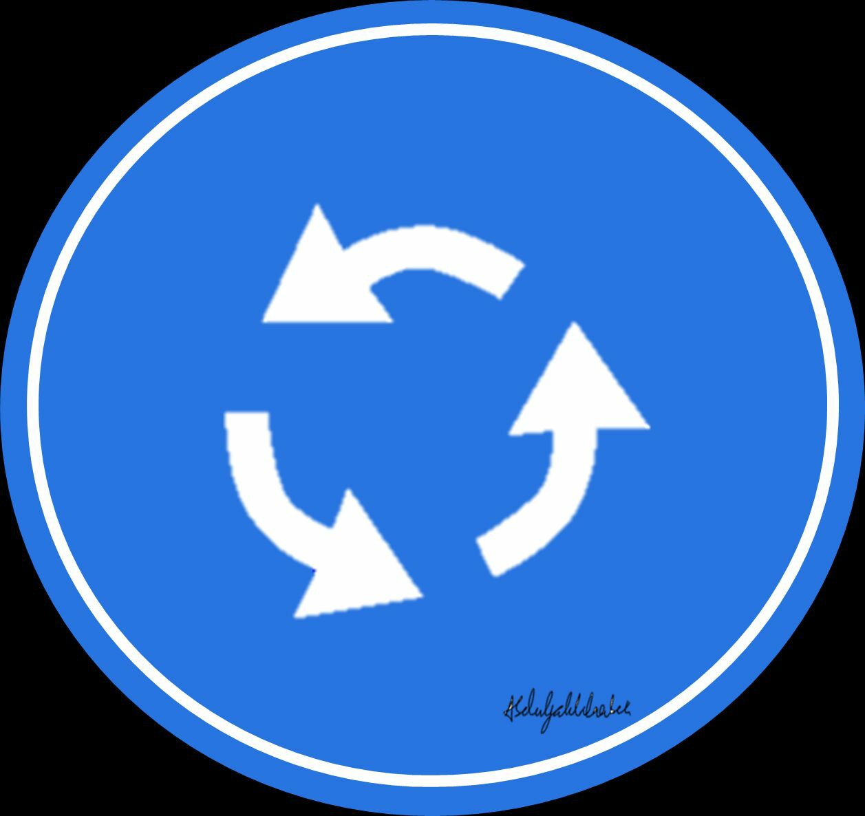 Bagna Driving Academy - This picture shows a road sign indicating the ...