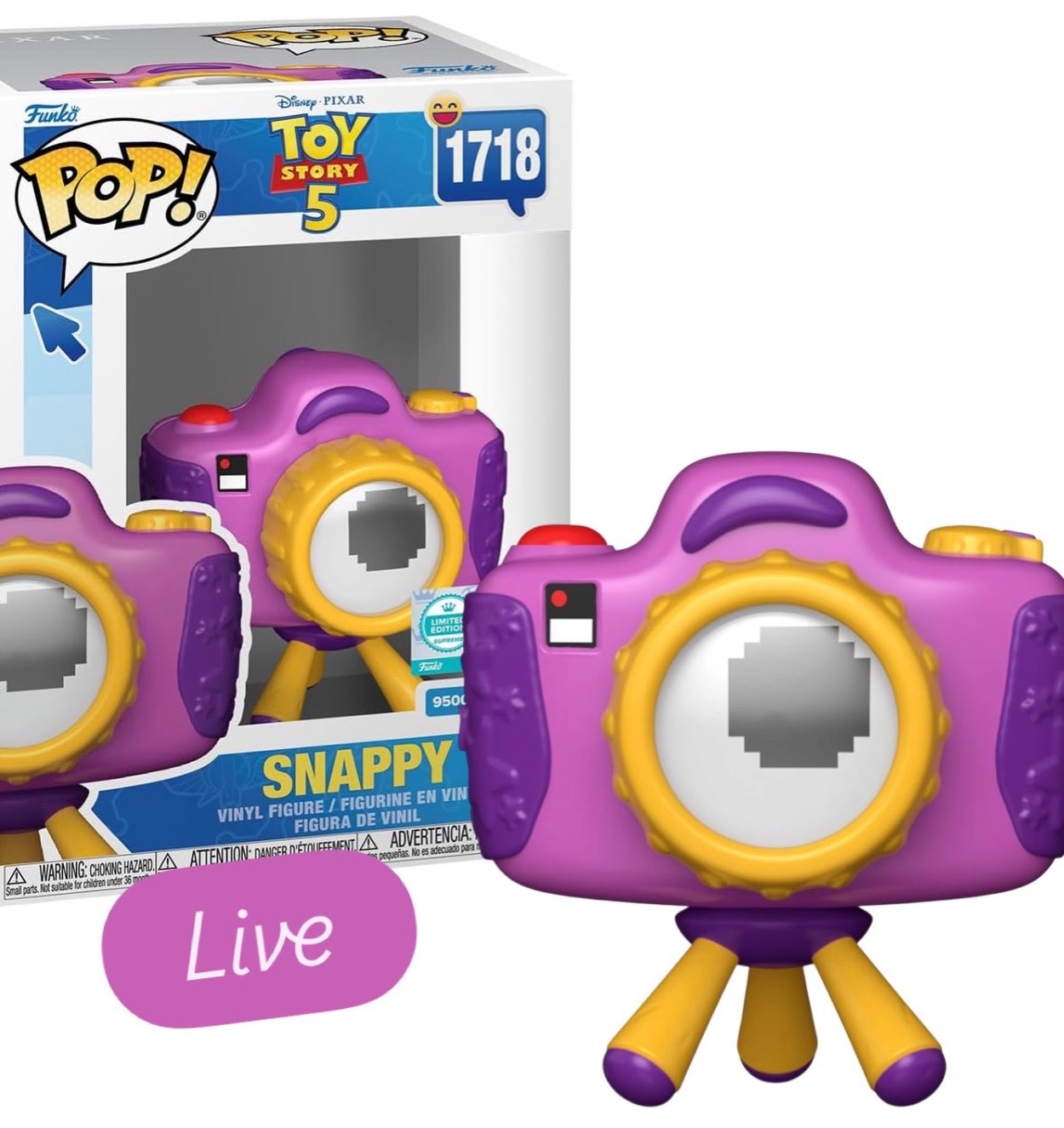 Now live! Amazon exclusive LE 9,500 Snappy Funko POP! From Toy