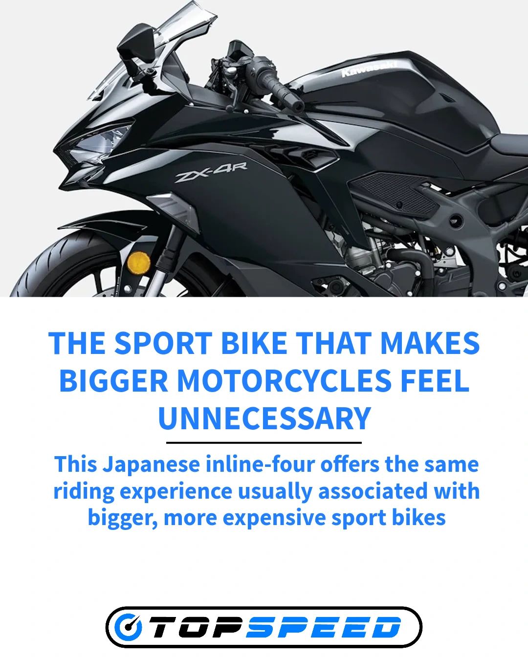 This Japanese inline-four offers the same riding experience