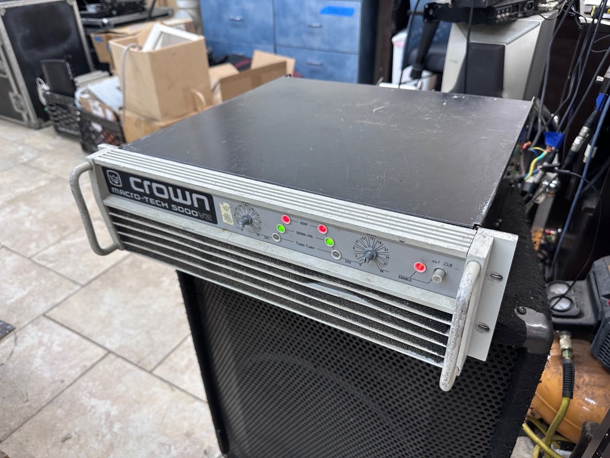 New! Crown Macro-Tech 5000VZ 2 Channel Power Amplifier - PARTS 