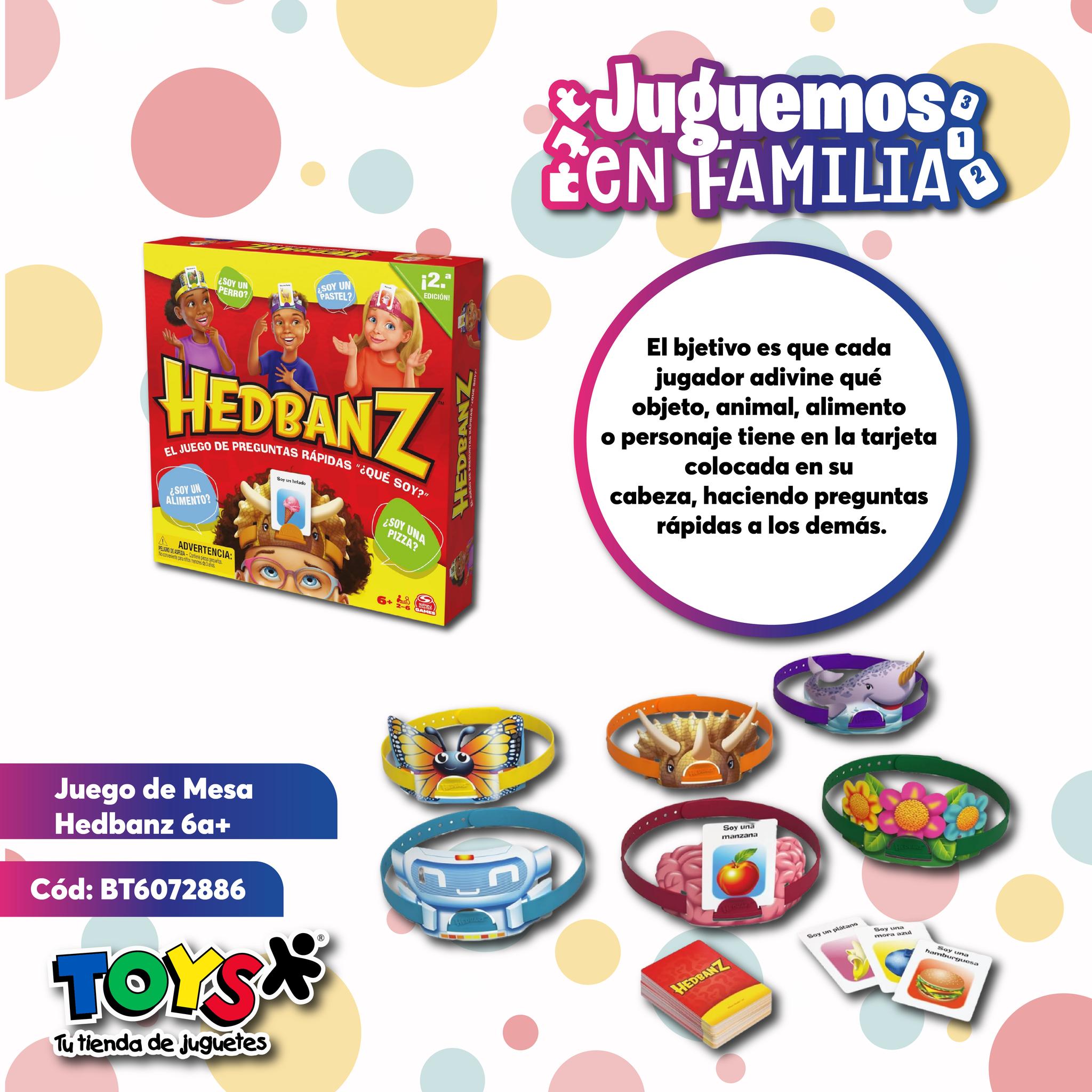 Juego De Cartas What Am I Family - Para Niños Y Adultos, 2-4 Jugadores, Con Temporizador Y Diademas