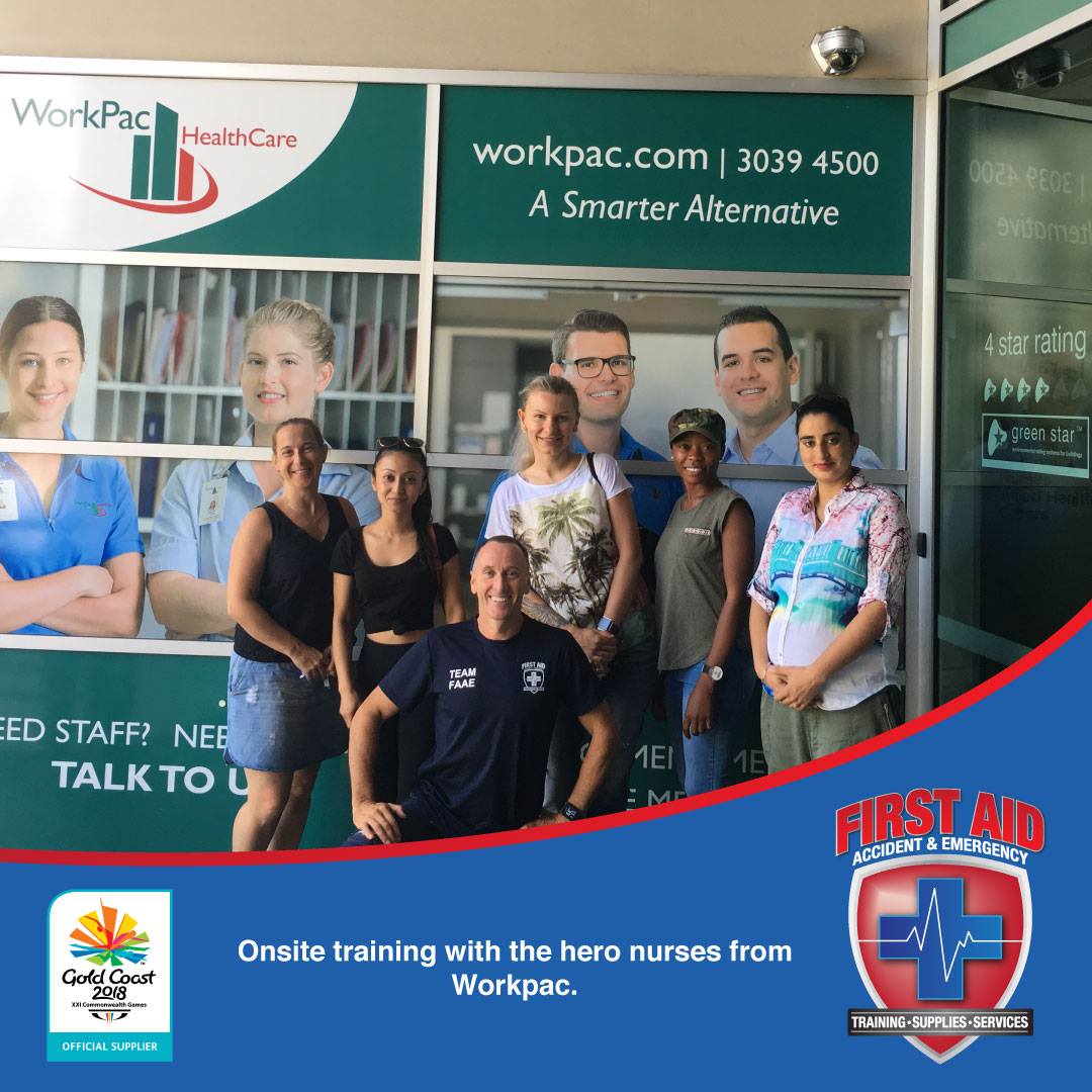 First - We provided onsite CPR training for this lovely group of nurses ...