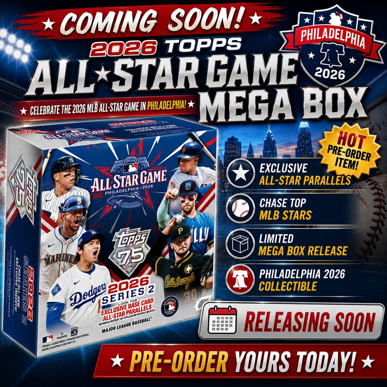 Sportsamerica - 🔥⚾ COMING SOON! 2026 Topps All-Star Game Mega
