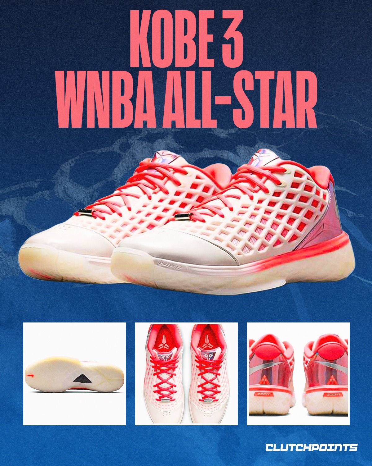 シューズ(男性用) Nike Kobe 3 Protro WNBA All-Star The Nike Kobe 3 Low Protro 