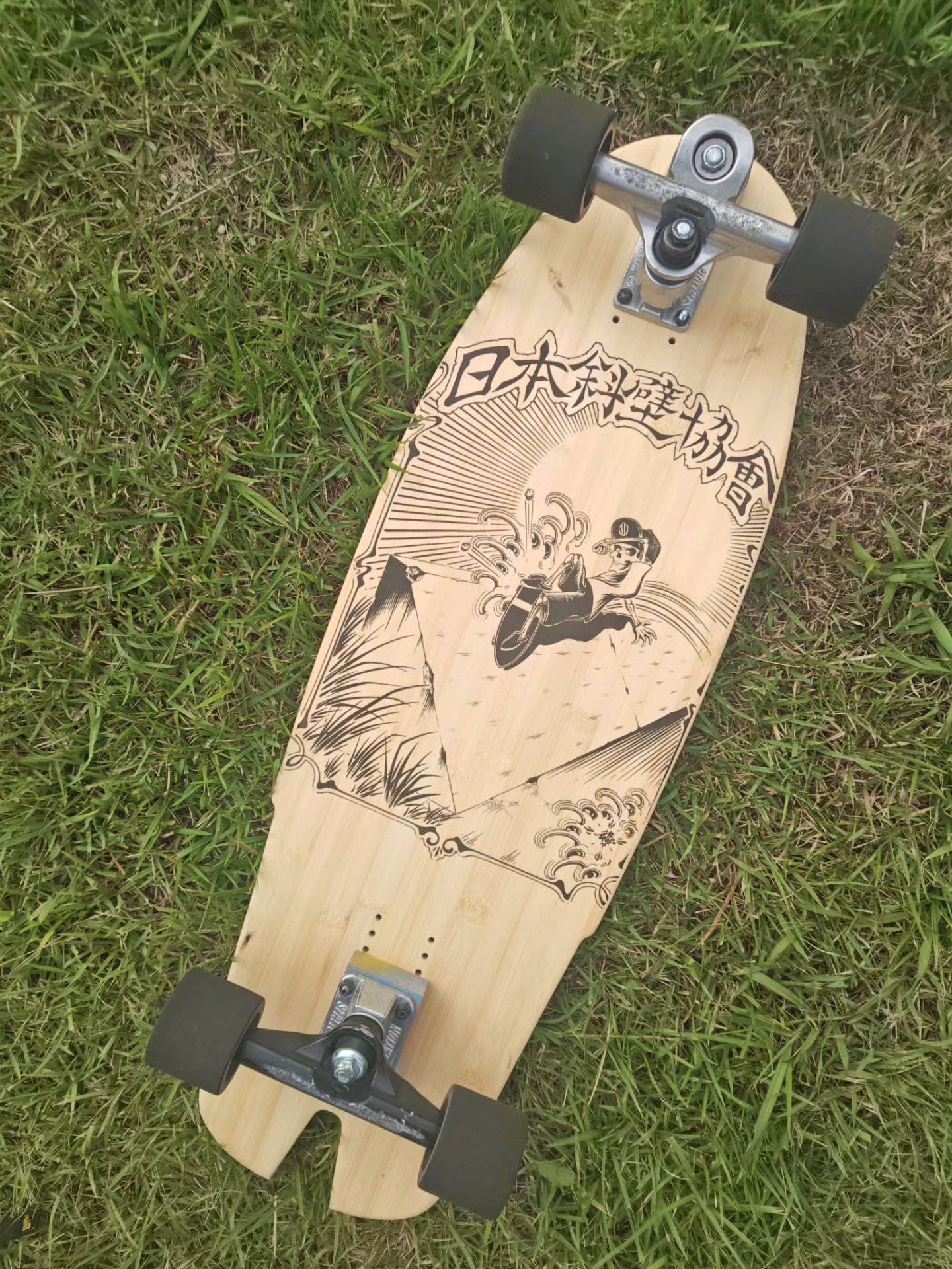 ほぼ新品 デッキのみ waveskates サーフスケート 日本斜壁協会 ほぼ