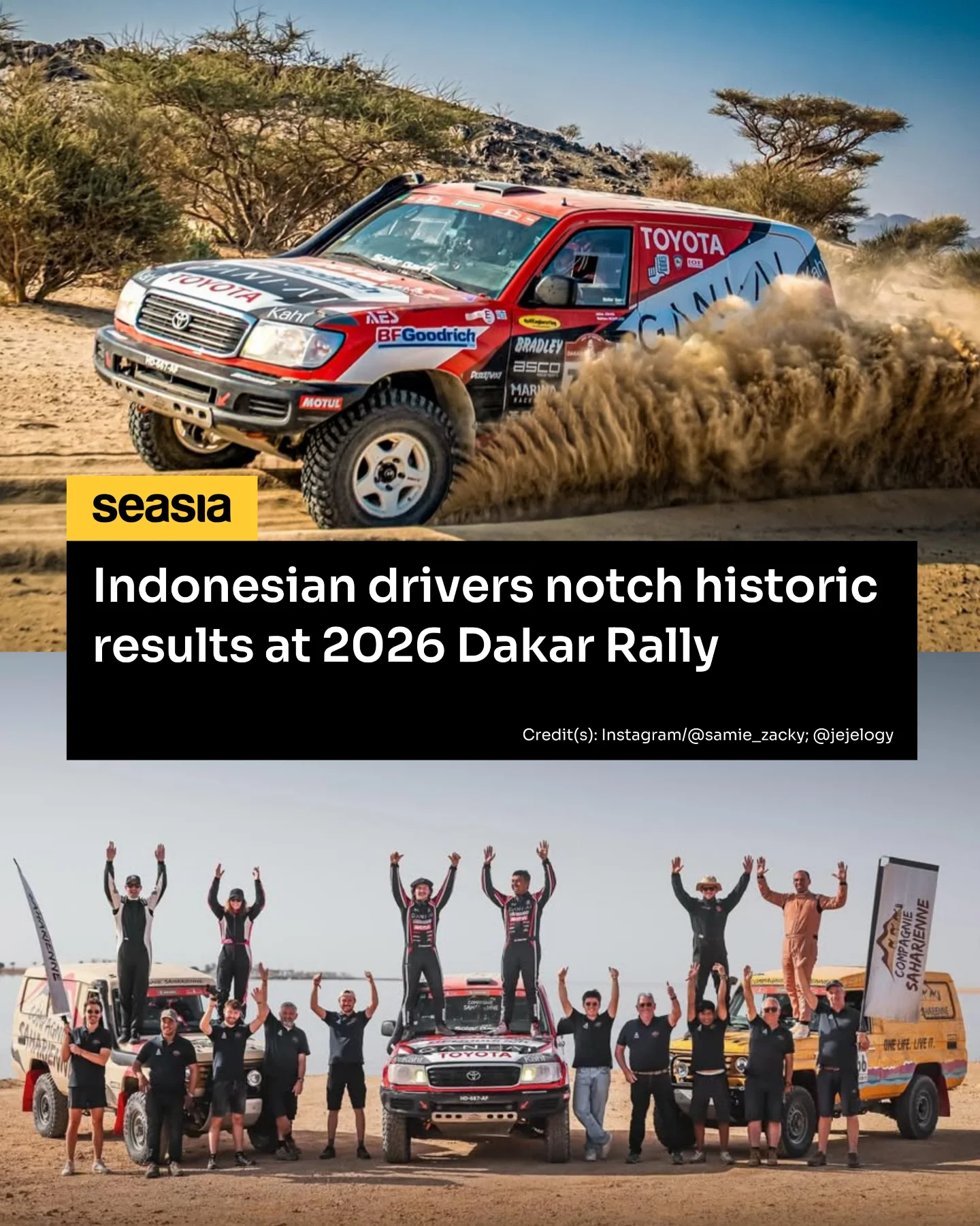 Seasia.co - Indonesian rally drivers made history at the... | Facebook