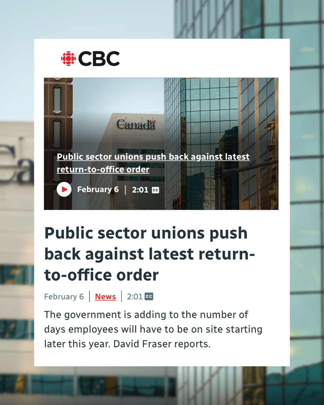 PIPSC-IPFPC - In an interview with CBC News, PIPSC President Sean O ...