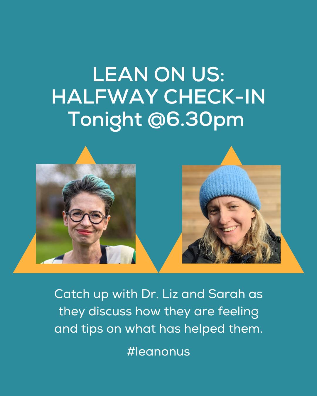 Get ME Back - 📣 Lean On Us Halfway Check-In — Live with... | Facebook