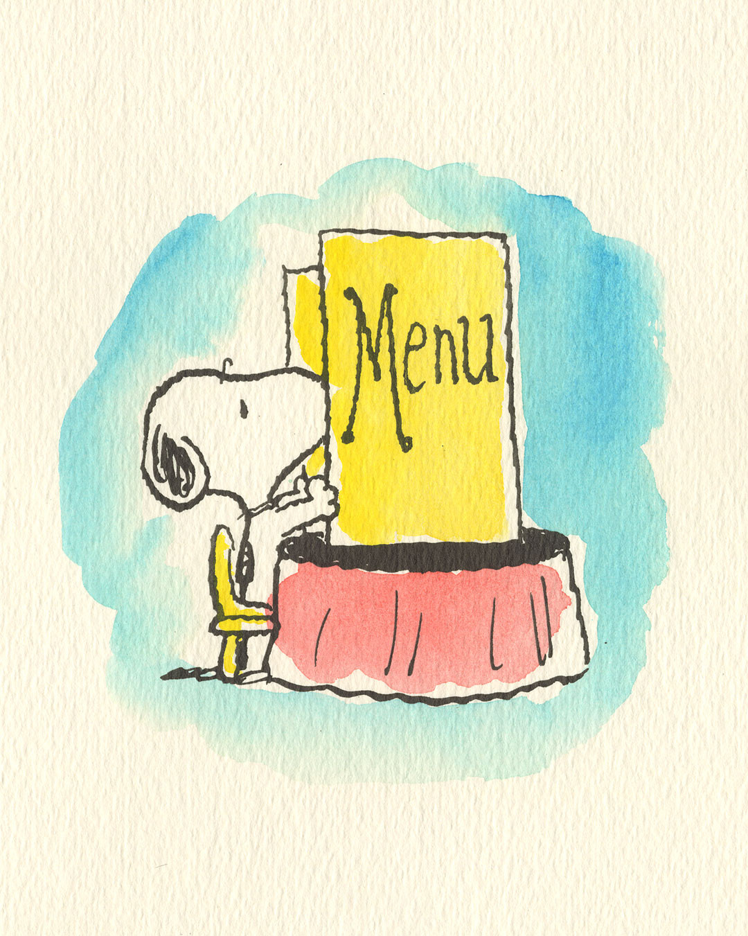 🍽️ What's on the menu for this week? Original drawing by Charles