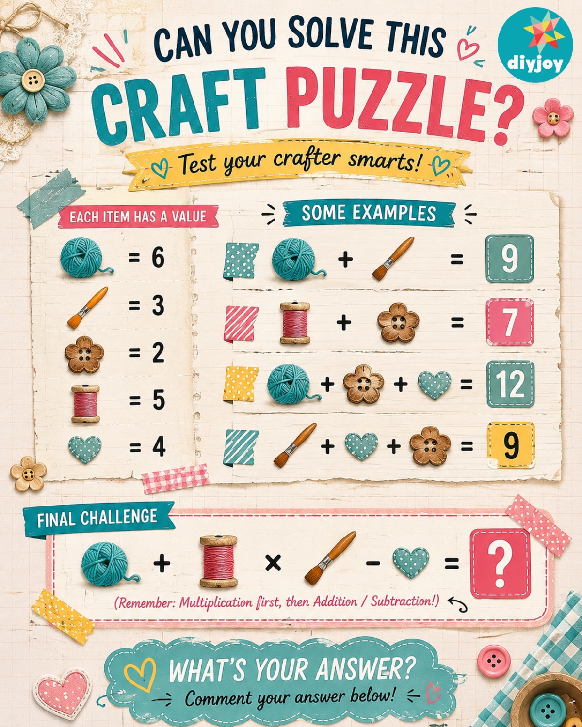 Can you figure out this puzzle? Let's see who gets it first