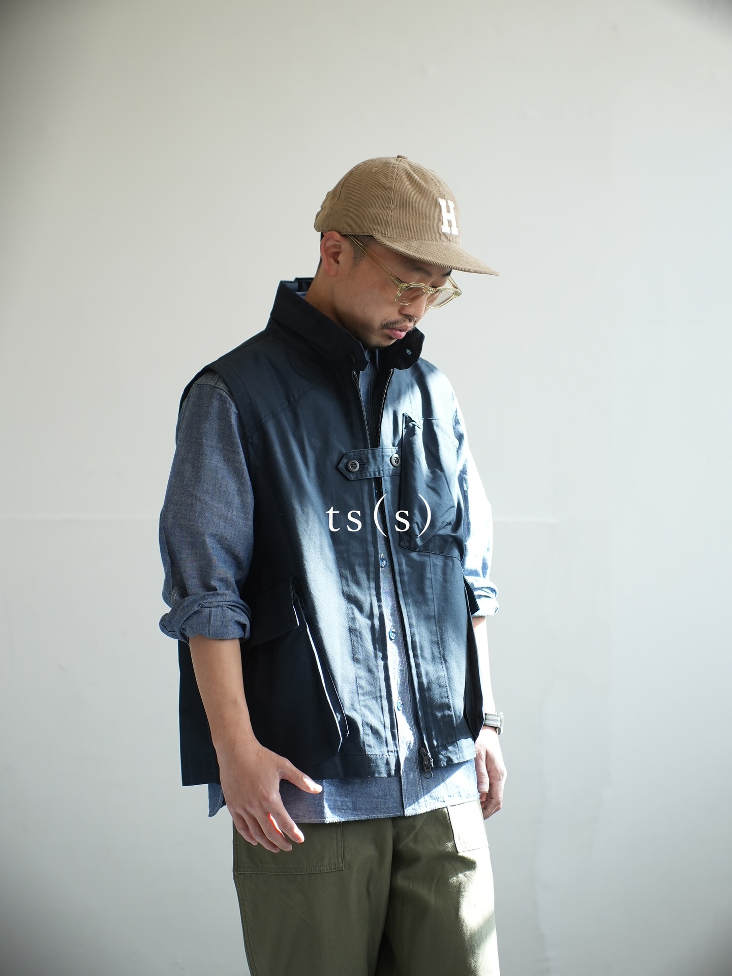 ts(s) Cotton Polyester Hollow Yarn Light Gabardine Cloth Messenger