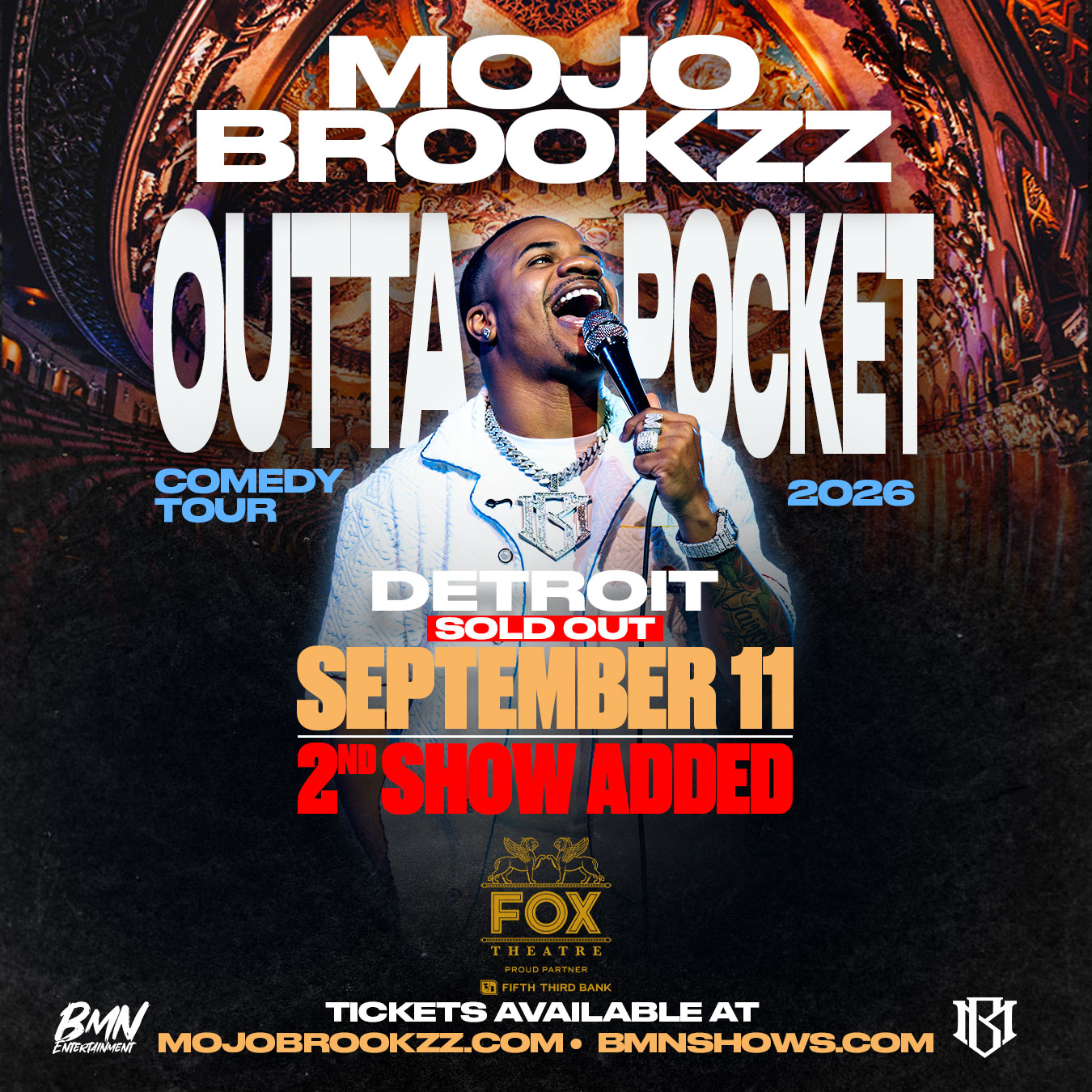 Who's ready for 2 shows with Mojobrookzz at #TheFox tonight
